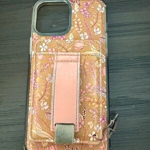 Walli Floral Pink and Tan Phone Case